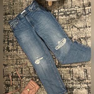 Women’s Garage coupe droite vintage high rise jeans